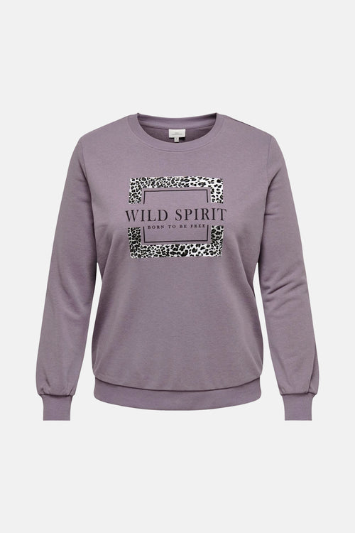 Sweat col rond PURPLE - CARMAKOMA
