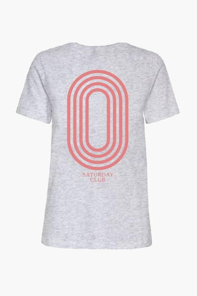 T-shirt met korte mouwen - grijs
