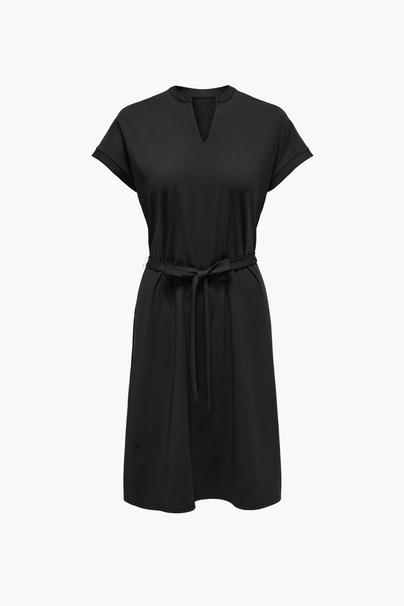 Robe à manches courtes - beige