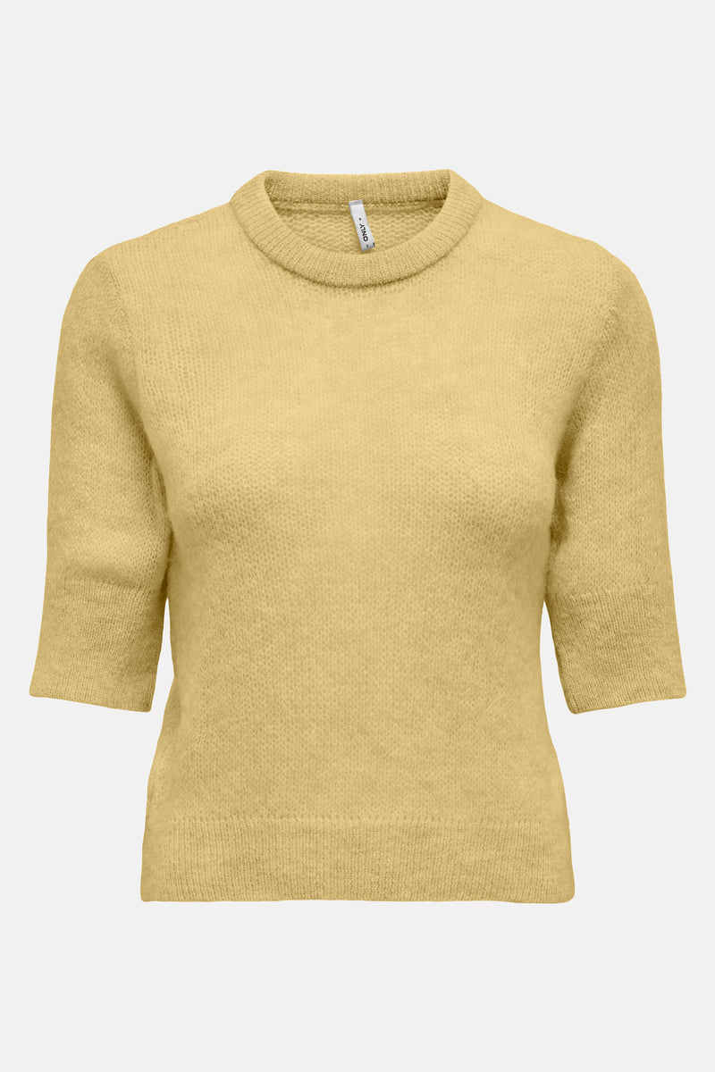 Pull col rond Jaune - ONLY®
