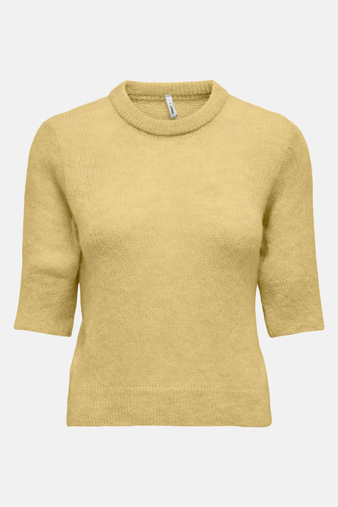 Pull col rond Jaune - ONLY®