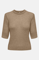 Pull col rond Brun - ONLY®