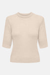 Pull col rond Beige - ONLY®
