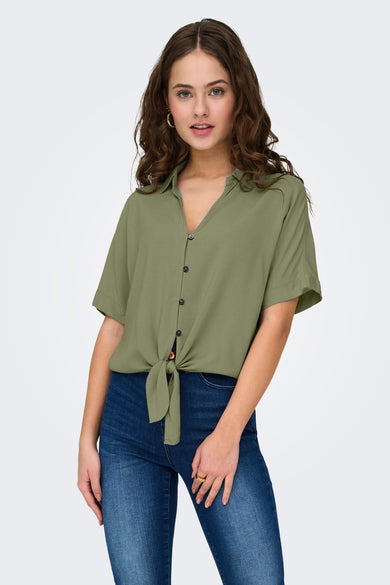 Chemise à manches courtes - kahki