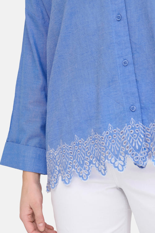 ONLGRACES TULUM LS EMB SHIRT WVN