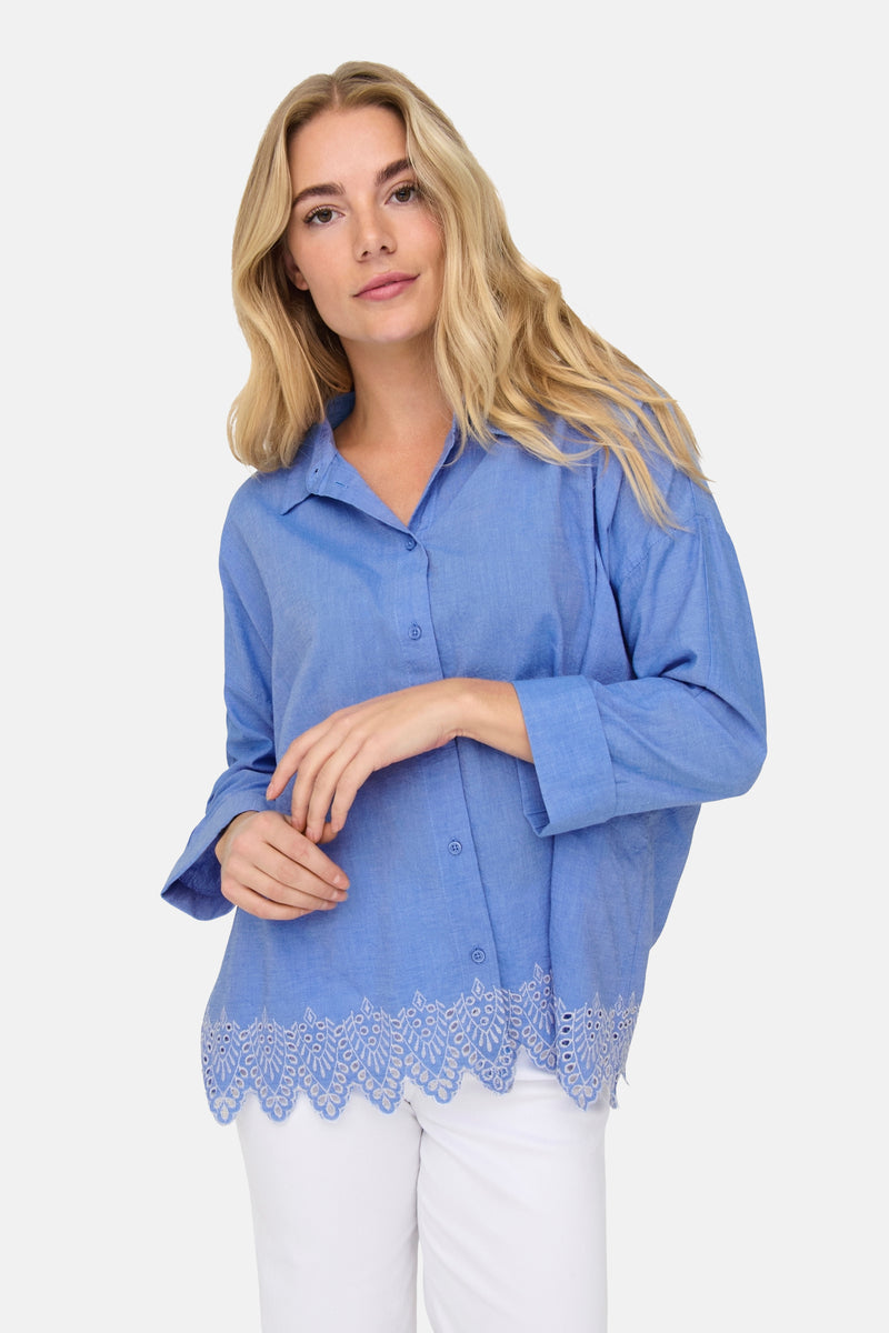 Chemisier - bleu - ONLY® - 5