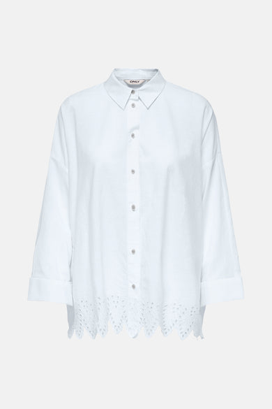 ONLGRACES TULUM LS EMB SHIRT WVN