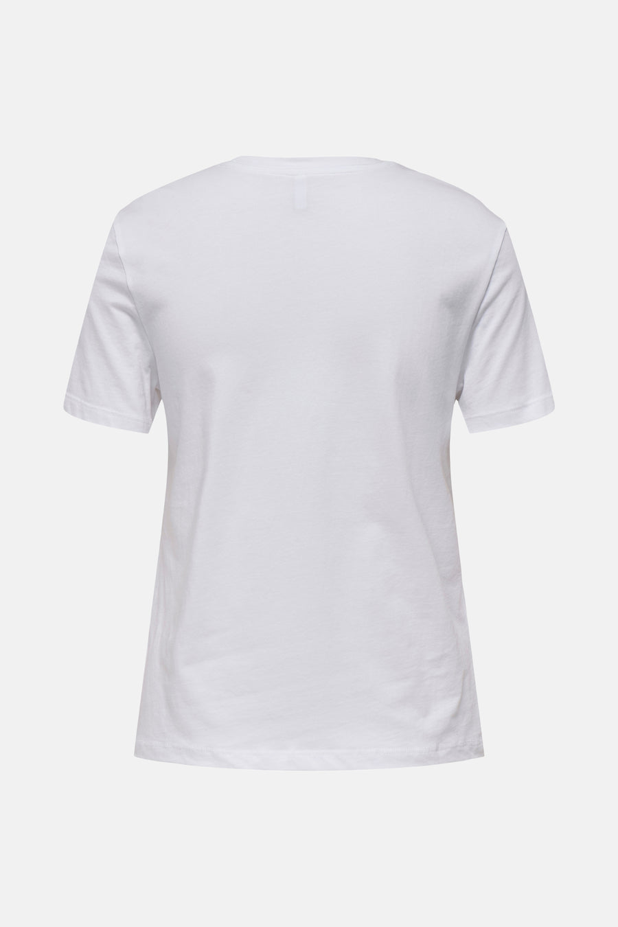 Wit T-shirt met korte mouwen van ONLY, achterkant.