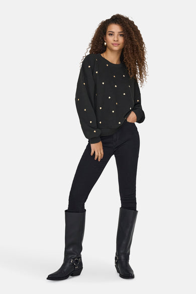 ONLKITA L/S O-NECK BOX UB SWT