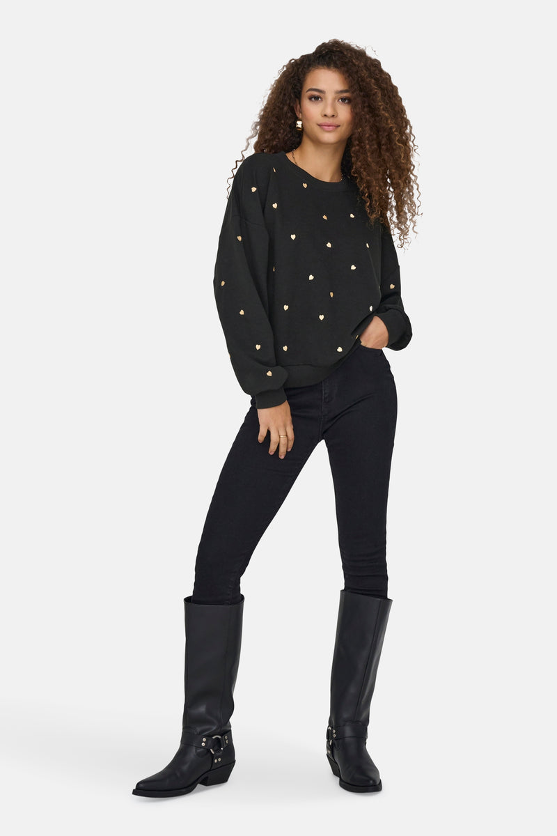ONLKITA L/S O-NECK BOX UB SWT