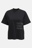 Top uni manches courtes Noir - ONLY®