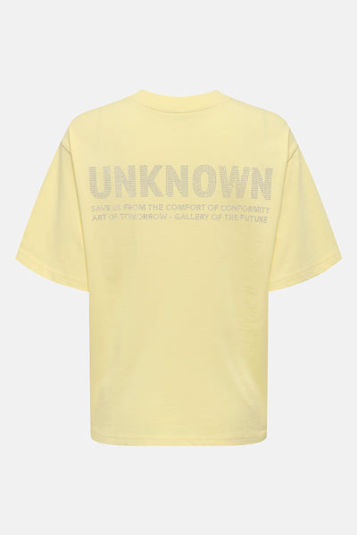 Top uni manches courtes Jaune - ONLY®