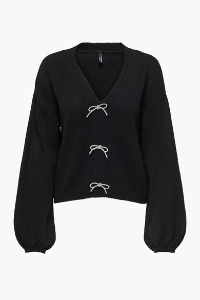 ONLDONNA LS V-NECK PULLOVER EX KNT