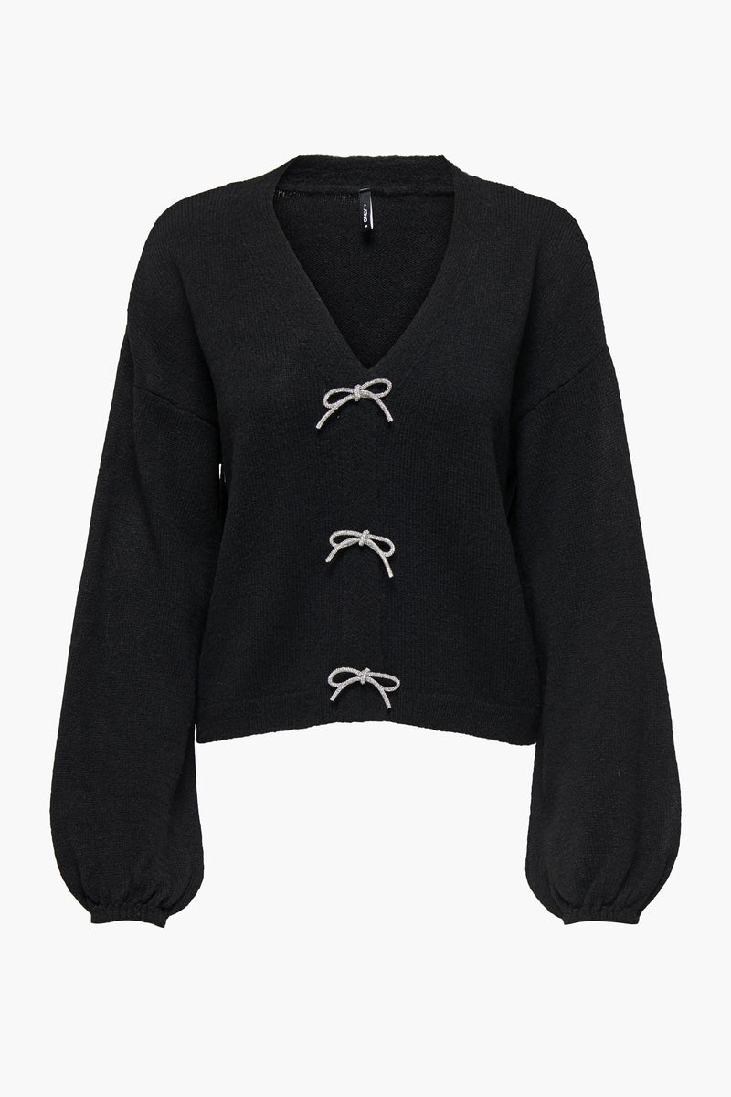 ONLDONNA LS V-NECK PULLOVER EX KNT