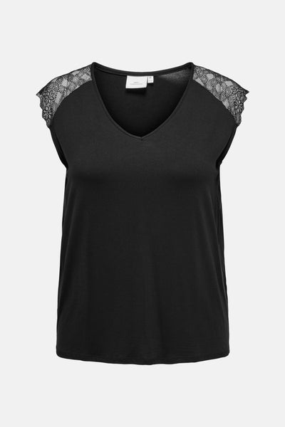 Top (zonder mouwen) Zwart - CARMAKOMA