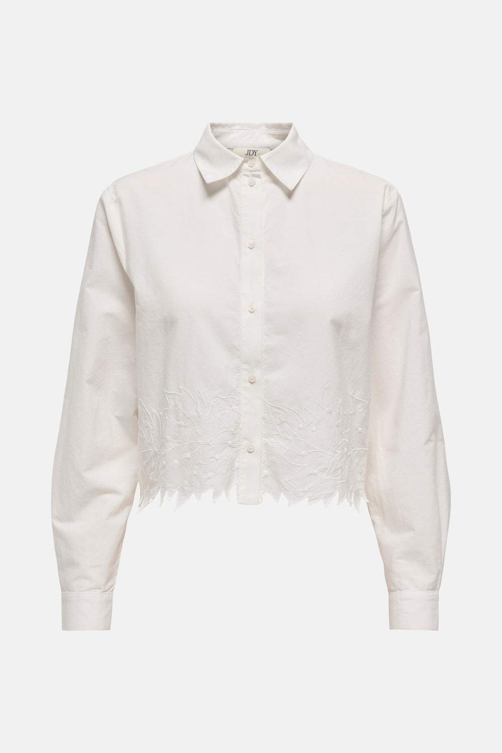 JDYNOLA L/S SHORT SHIRT W. EMB. WVN