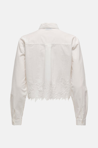 JDYNOLA L/S SHORT SHIRT W. EMB. WVN