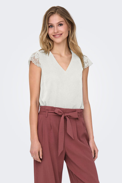 T-shirt à manches courtes - Blanc