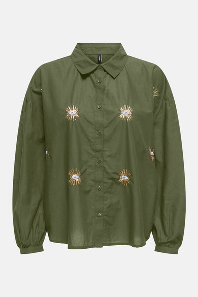 ONLTIFFANY FR L/S SEQUIN SHIRT CS PTM