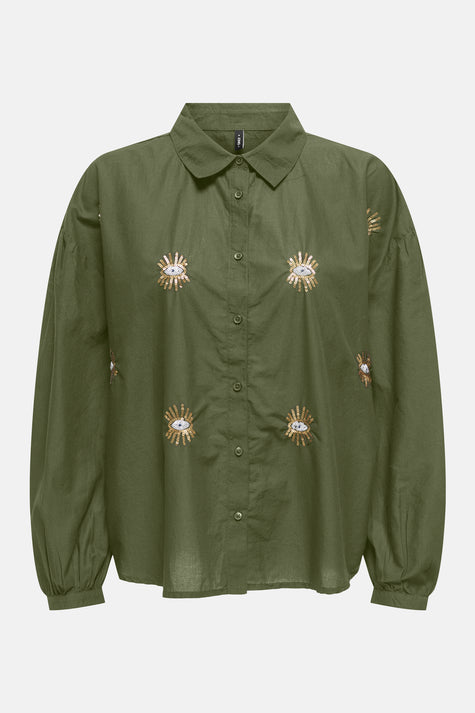ONLTIFFANY FR L/S SEQUIN SHIRT CS PTM