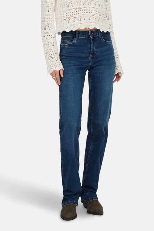 BLUSH STRAIGHT - dark blue denim