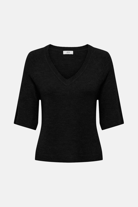 Pull à col rond - noir