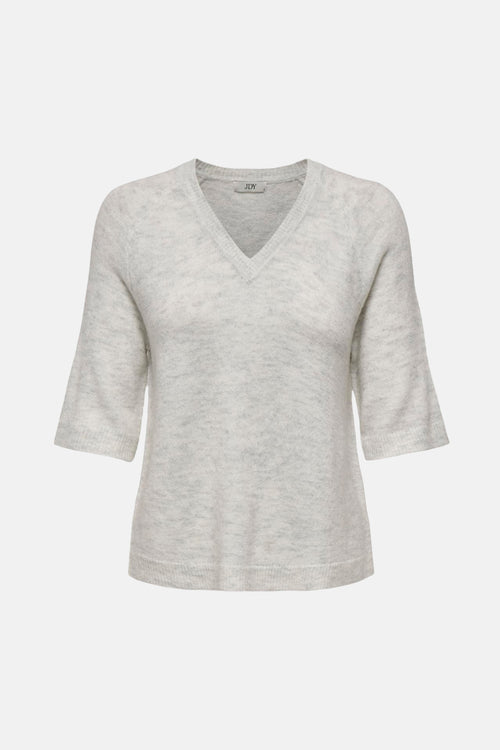 Pull met ronde hals - Wit