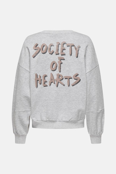 Sweat col rond Gris - ONLY®