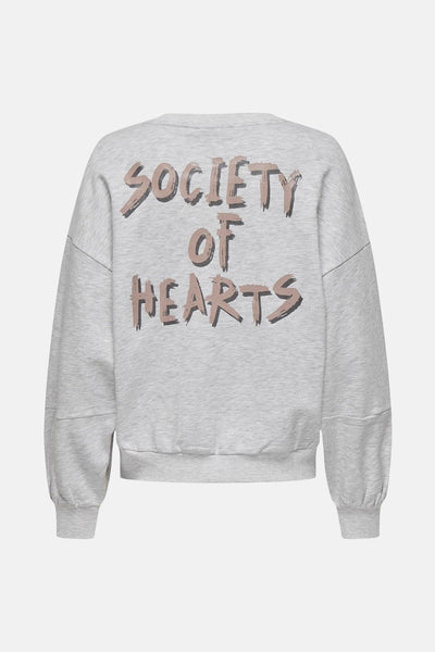 Sweat col rond Gris - ONLY®