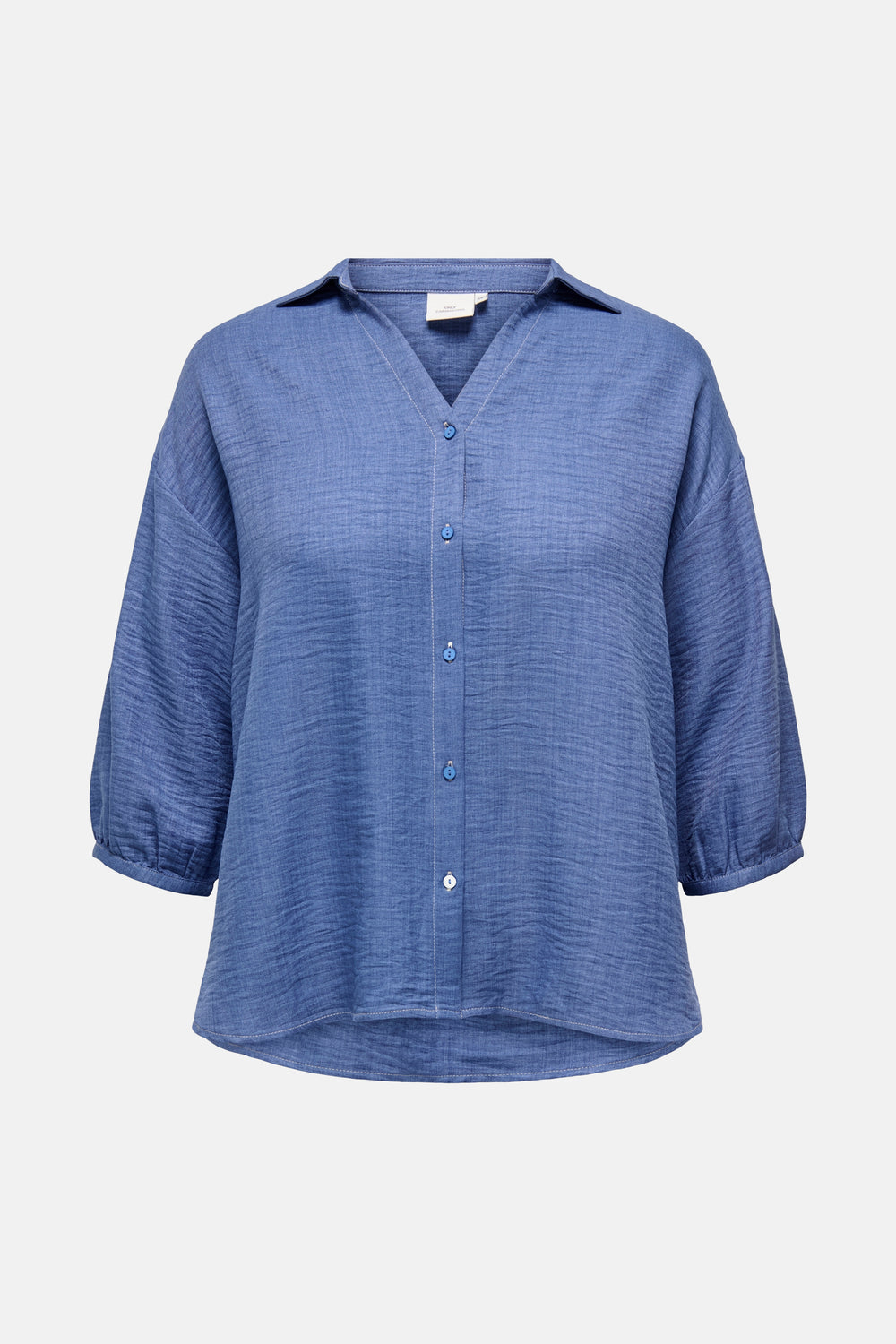 Blouse 3/4 Blauw - CARMAKOMA