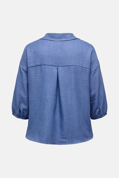 Blouse 3/4 Blauw - CARMAKOMA