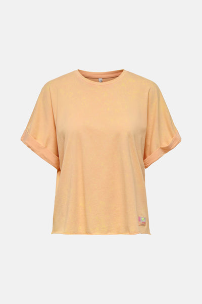 Top uni manches courtes Beige - ONLY®