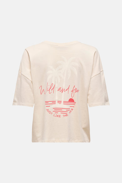 T-shirt à manches courtes - écru