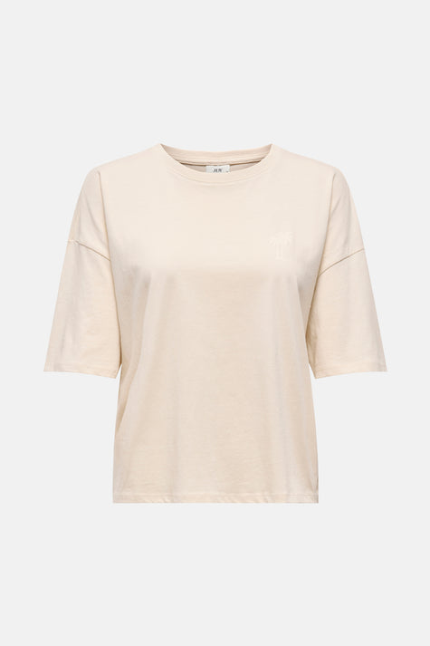 T-shirt (korte mouwen) Ecru - JDY