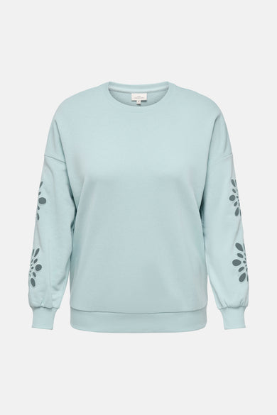 Sweat col rond Bleu - CARMAKOMA