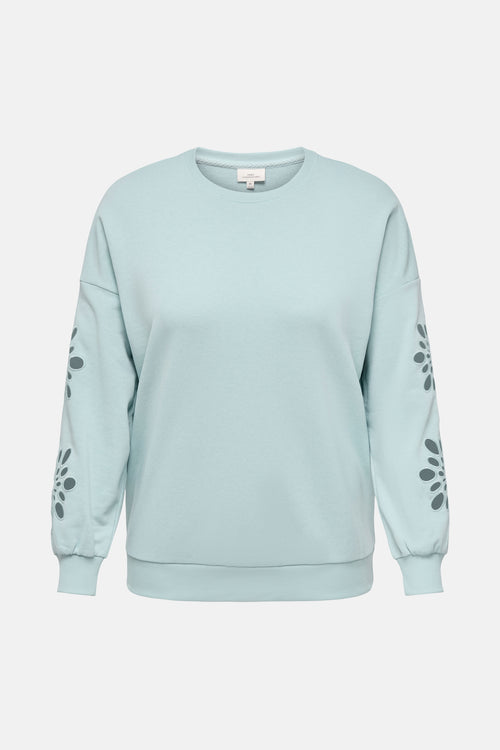 Sweat col rond Bleu - CARMAKOMA