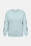 Sweat col rond Bleu - CARMAKOMA