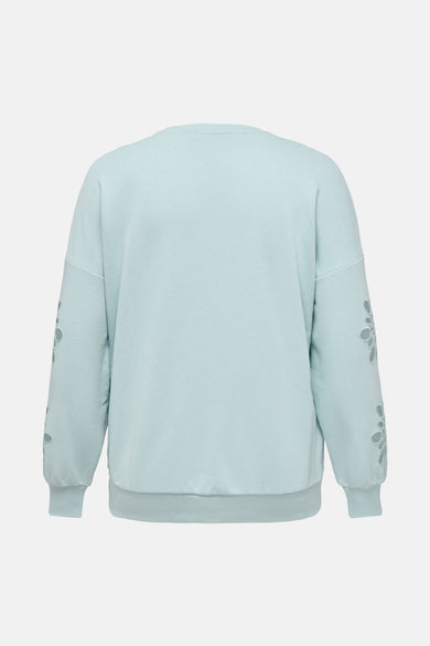Sweat col rond Bleu - CARMAKOMA