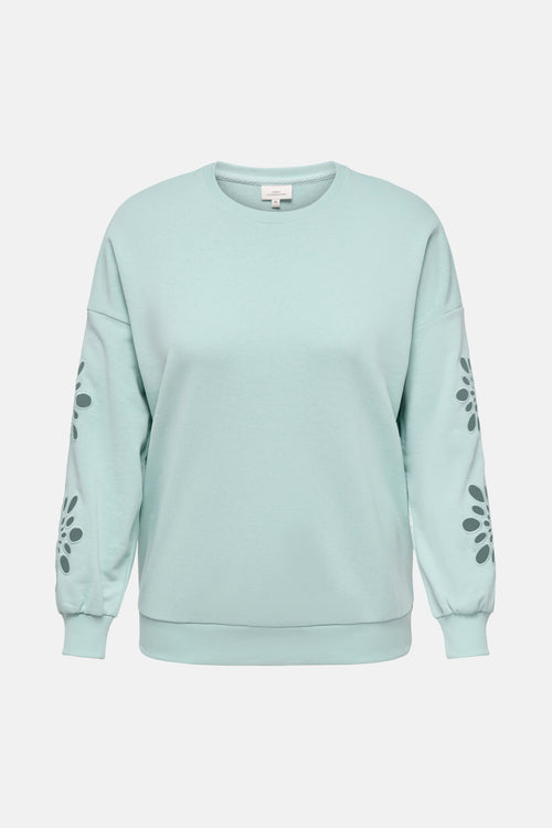 Sweat col rond Bleu - CARMAKOMA