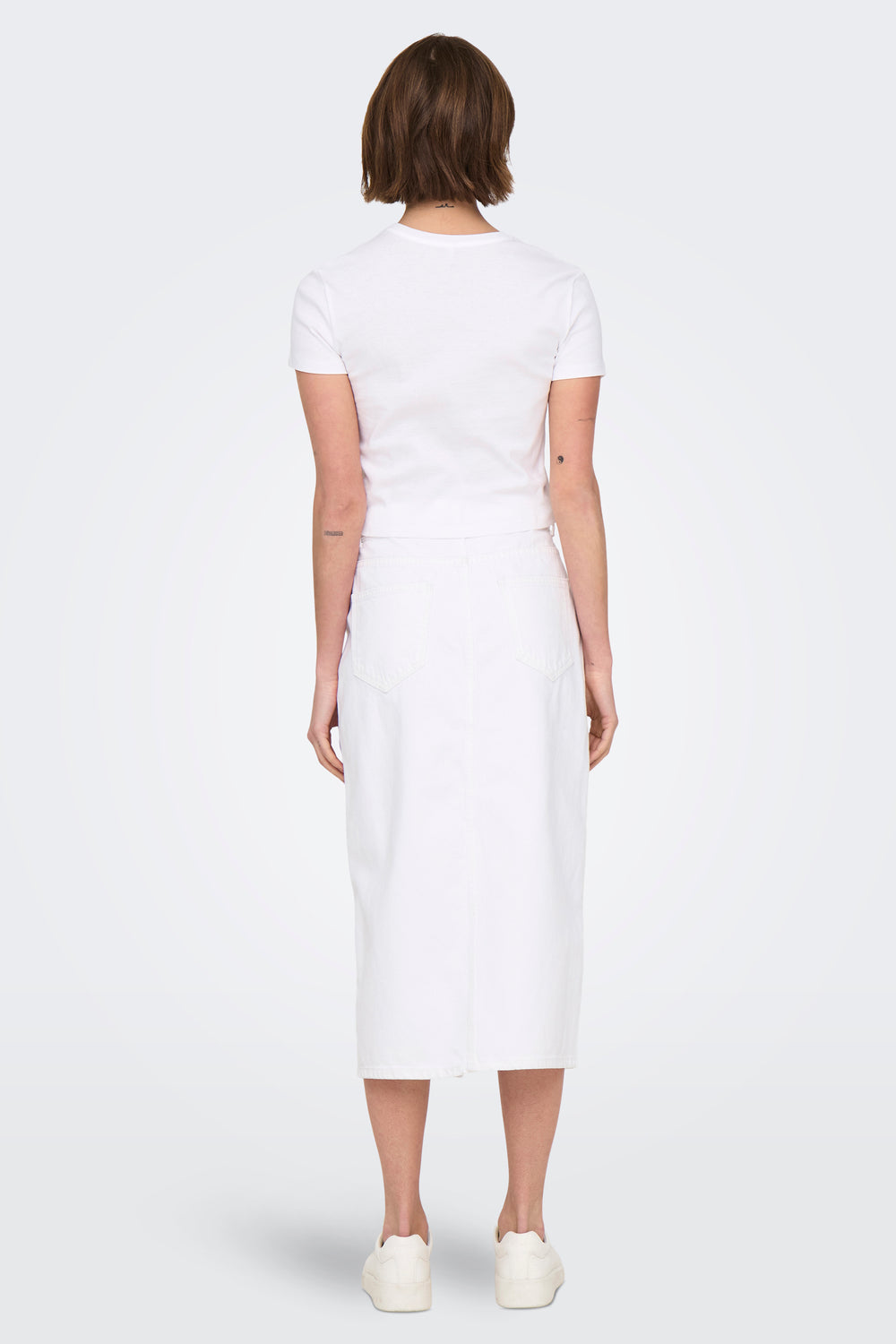 Top uni manches courtes Blanc - ONLY®