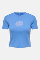 T-shirt - blauw