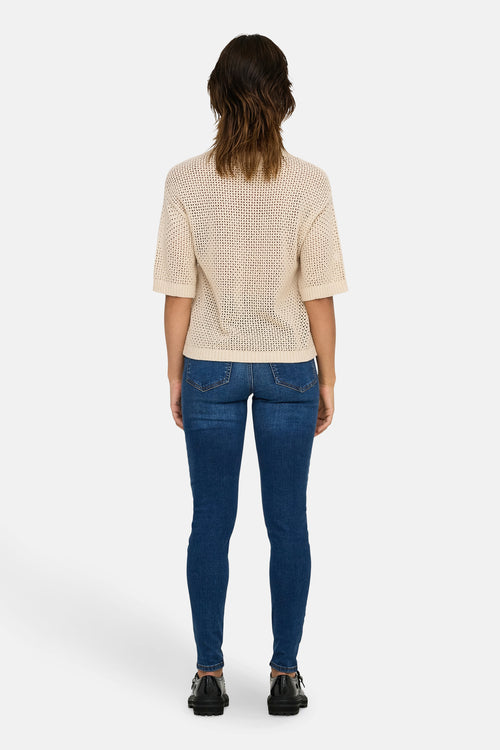 Pull col rond Beige - JDY