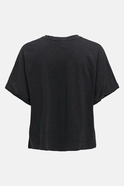 Top uni manches courtes Noir - ONLY®