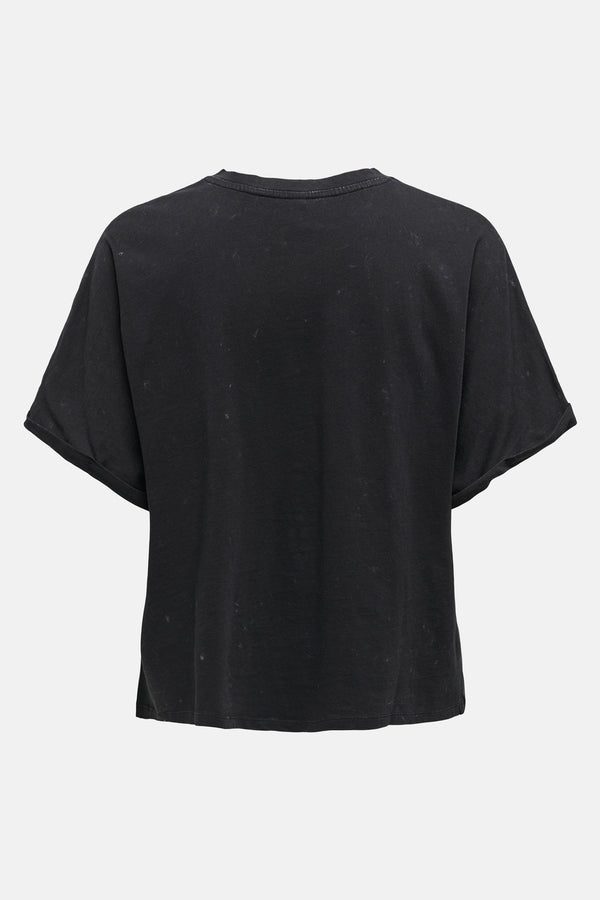 Top uni manches courtes Noir - ONLY®