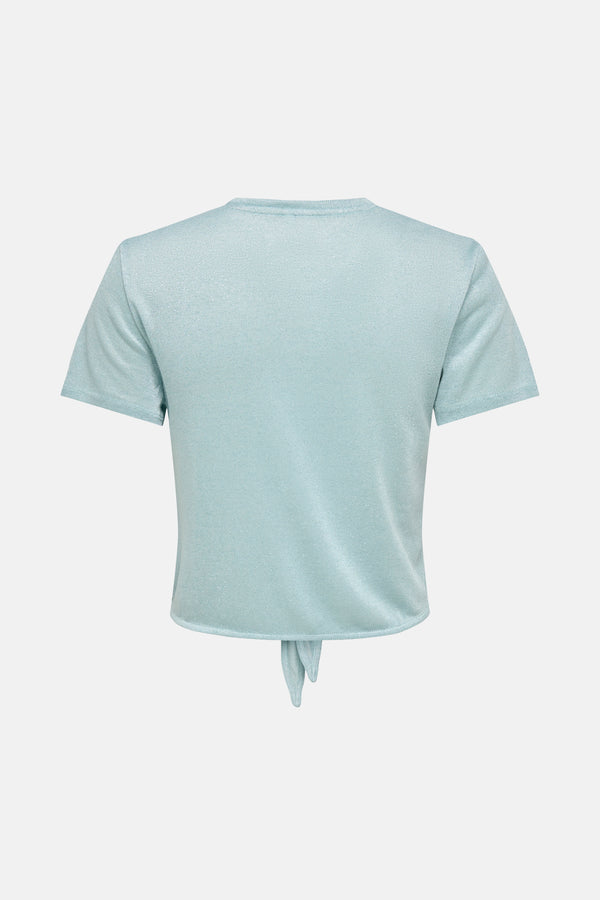 Top uni manches courtes Bleu - ONLY®