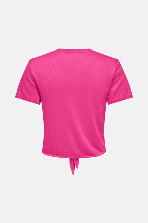 Top uni manches courtes Rose - ONLY®