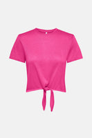 Top uni manches courtes Rose - ONLY®