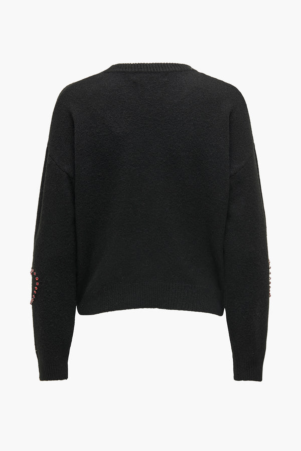 Pull col rond Beige - ONLY®
