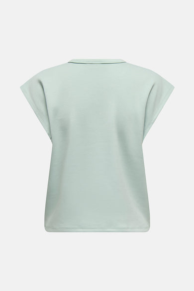 Top uni manches courtes Bleu - ONLY®