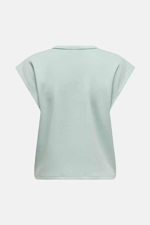 Top uni manches courtes Bleu - ONLY®